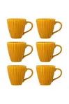 Sada hrnků Bloomingville Latina 220 ml 6-pack žlutá barva