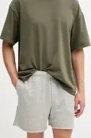 Kraťasy American Vintage pánské, šedá barva, MZOF09AE25