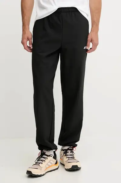 Outdoorové kalhoty adidas TERREX Liteflex pánské, černá barva, JF3709