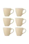 Sada hrnků Bloomingville Latina 220 ml 6-pack béžová barva