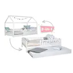 MID.YOU VÝSUVNÁ POSTEL, 90/200 cm, bílá