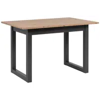 MID.YOU JÍDELNÍ STŮL, antracitová, dub artisan, 120/80/75 cm