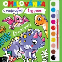 Omalovánka s vodovými barvami Dinosauři - Anna Podgórska, Sylwia Filipczak