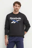 Mikina Reebok pánská, černá barva, s potiskem, 100206935