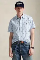 Bavlněná košile Polo Ralph Lauren pánská, tmavomodrá barva, regular, s límečkem button-down, 710974541