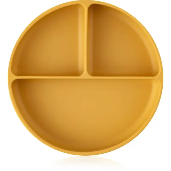Petite&Mars Take&Match 6m+ dělený talíř kulatý Intense Ochre 1 ks