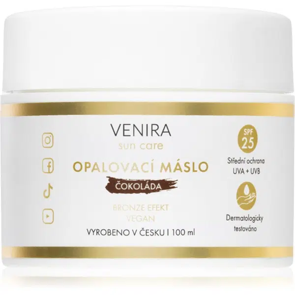 Venira Opalovací máslo Bronze opalovací máslo Chocolate 100 ml