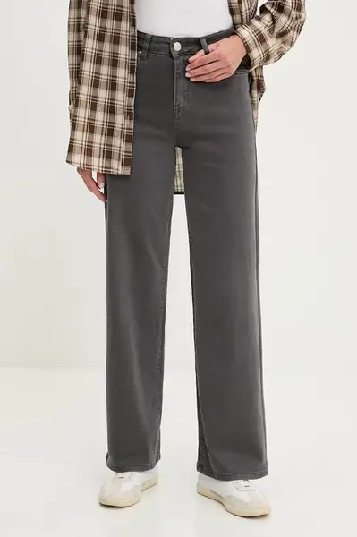 Džíny Answear.LAB dámské, šedá barva