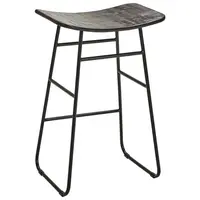 Carryhome BAROVÁ ŽIDLE, černá, tmavě hnědá