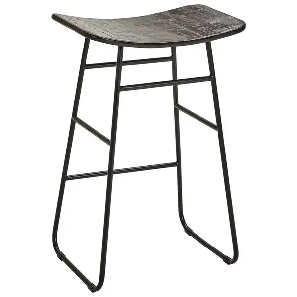 Carryhome BAROVÁ ŽIDLE, černá, tmavě hnědá