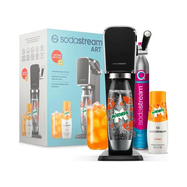 SODASTREAM Art Mirinda Mpack výrobník perlivé vody Black