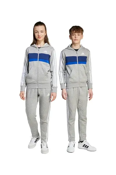 Dětská tepláková souprava adidas šedá barva, KB7328