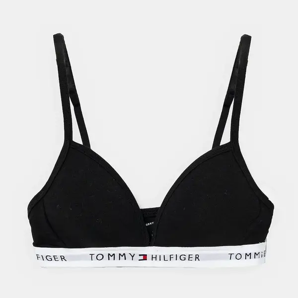 Dětská podprsenka Tommy Hilfiger černá barva, UG0UG00772