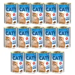 Akinu CATY Hovězí kousky v omáčce konzerva pro kočky 14 x 415 g