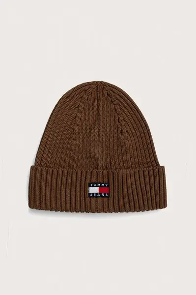 Tommy Jeans  pletená čepice pánská bavlněná