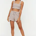 Dámské pyžamo Trendyol Lace detailed