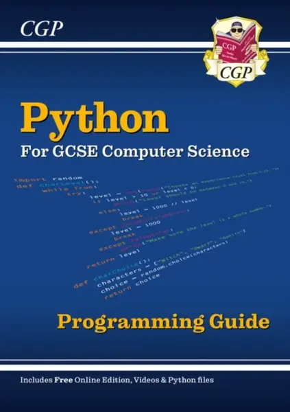 Python Programming Guide for GCSE Computer Science with Online Edition, Python Files & Videos - CGP Books