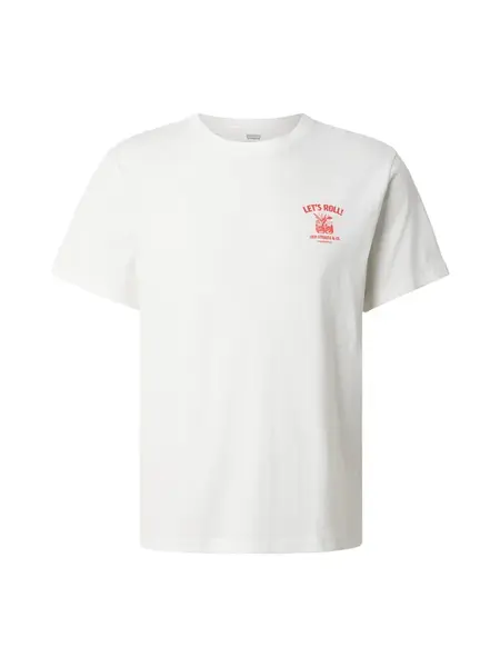 LEVI'S ® Tričko  červená / biela