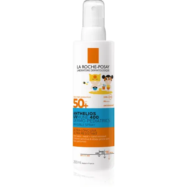 La Roche-Posay Anthelios Dermo-Pediatrics sprej na opalování SPF 50+ 200 ml