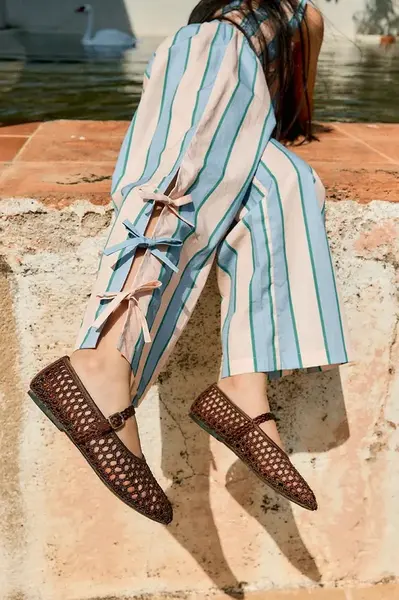 Detské bavlnené nohavice Tinycottons RETRO STRIPES BOWS PANT