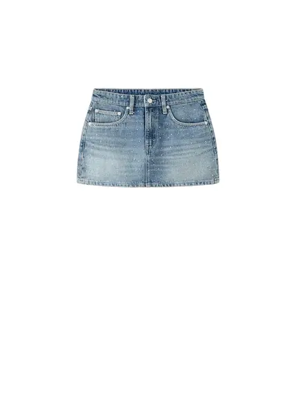 MANGO Sukňa 'ESTRELLA'  modrá denim