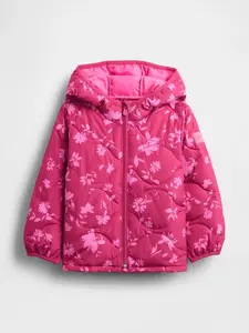 GAP Baby prošívaná nepromokavá bunda ColdControl - Holky