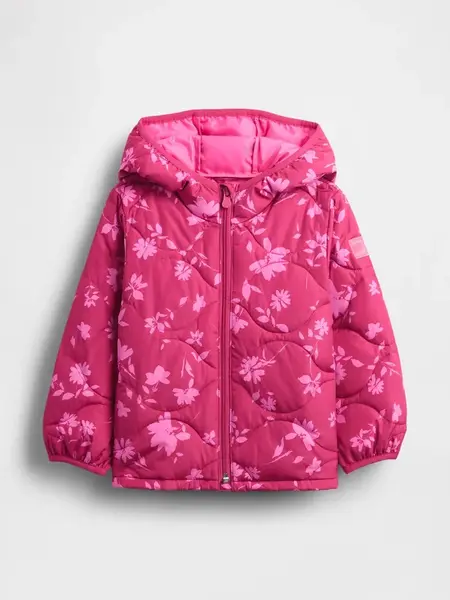 GAP Baby prošívaná nepromokavá bunda ColdControl - Holky