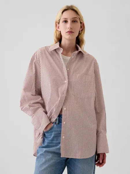 GAP Poplin Oversize Shirt Big Shirt - Ladies