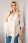 Kesi Włoski mušelínová košeľa Plus Size