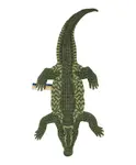 Doing Goods  Vlněný koberec  Coolio Crocodile 202 x 89 cm