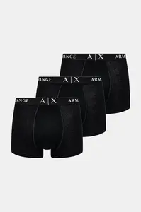 Armani Exchange přiléhavé boxerky pánské s bavlnou 3-pack