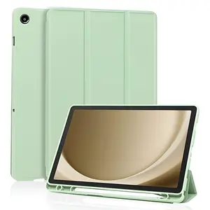 Techsuit Flex Trifold pouzdro, Samsung Galaxy Tab A11 Plus / A9 Plus, světle zelené