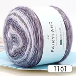 Gradient Segment Dyed Wool Chenille Yarn