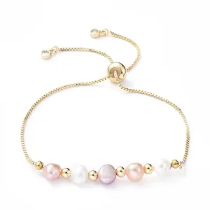 Adjustable Brass Slider Bracelets