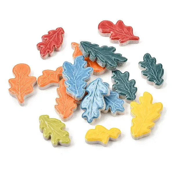 Autumn Oak Leaf Ceramic Mosaic Tiles