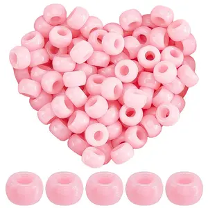 800Pcs Opaque Plastic Beads