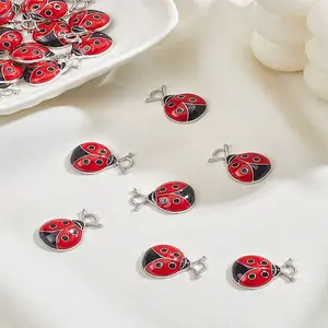 20Pcs Alloy Enamel Pendants