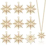 10Pcs Brass Pendants