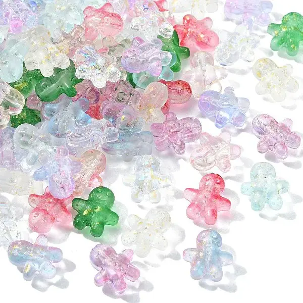 100Pcs Handmade Lampwork Beads