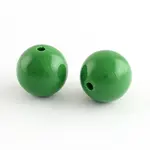Chunky Bubblegum Round Acrylic Beads