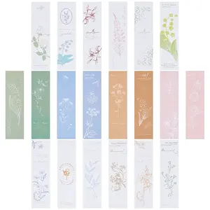 20Pcs 20 Style Paper Bookmarks