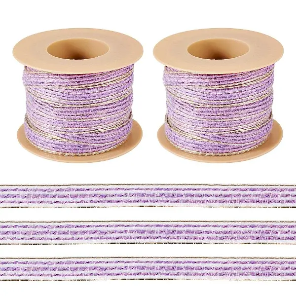 10M Sparkle Jute Ribbon