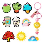 9Pcs 9 Styles PVC Beads