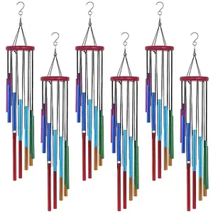 6Pcs Aluminum Tube Wind Chime