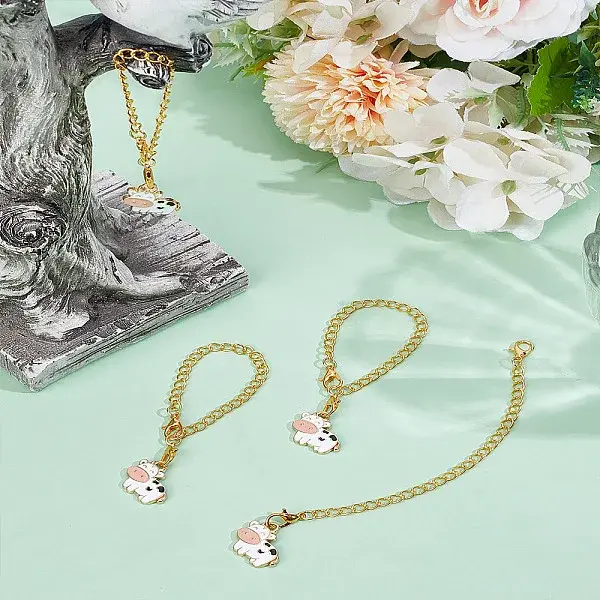4Pcs Alloy Enamel Wine Glass Charms