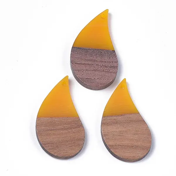 Resin & Walnut Wood Pendants