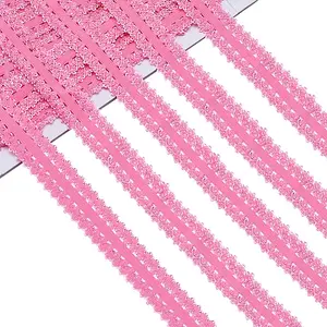 20M Polyester Stretch Frilly Edge Lace Ribbon