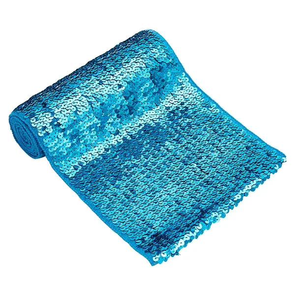 Polyester & PET Reversible Sequin Fabric