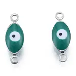 304 Stainless Steel Enamel Connector Charms