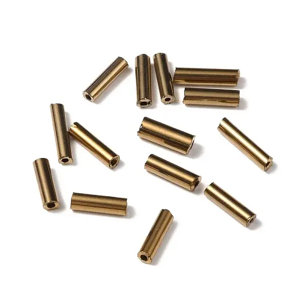 Glass Round Bugle Beads